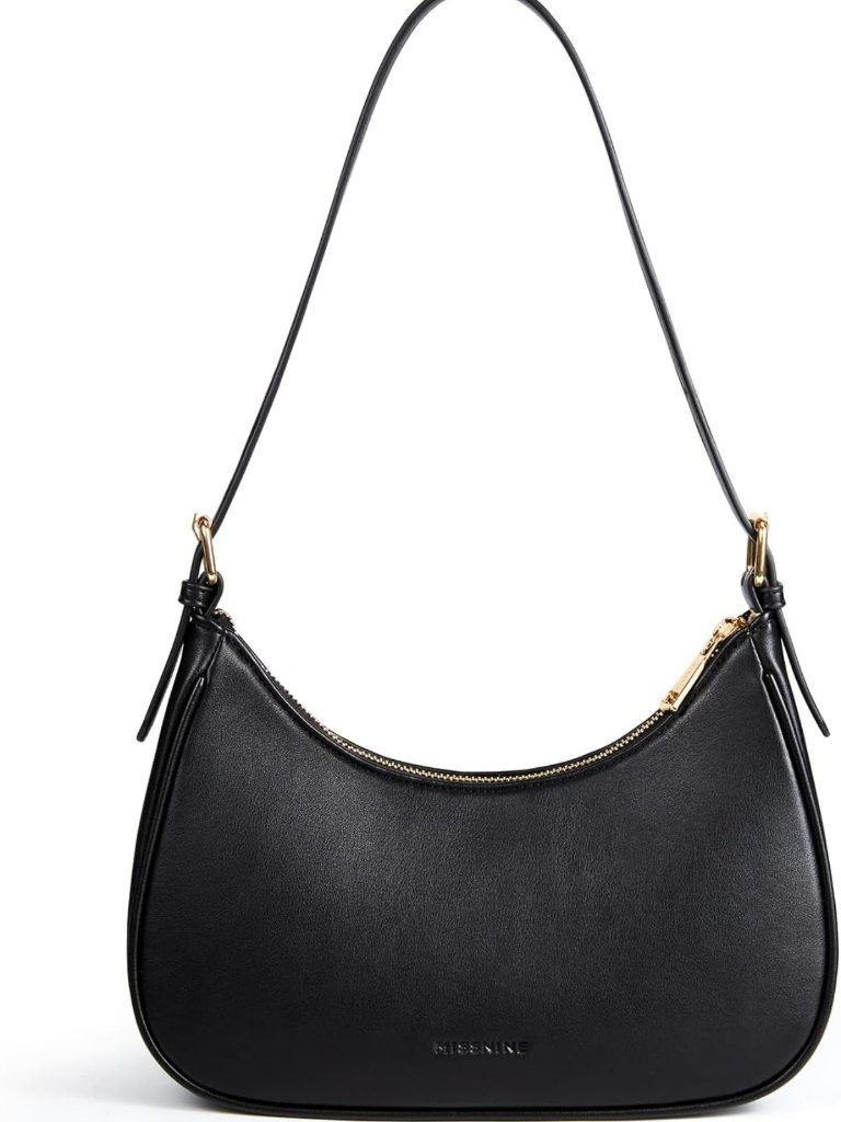 Trendy Vegan Leather Shoulder Bag For Women | Small Hobo Handbag & Clutch